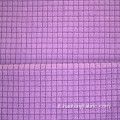 Tessuti in pile spazzolato a quadri jacquard a quadri viola